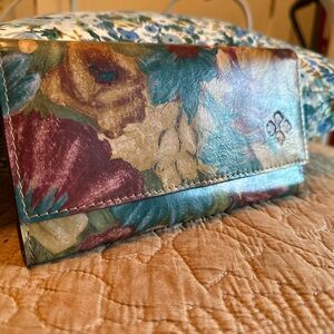 Patricia Nash Multicolor Floral Leather Wallet